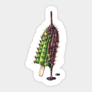 Cactus in chocolate Sticker